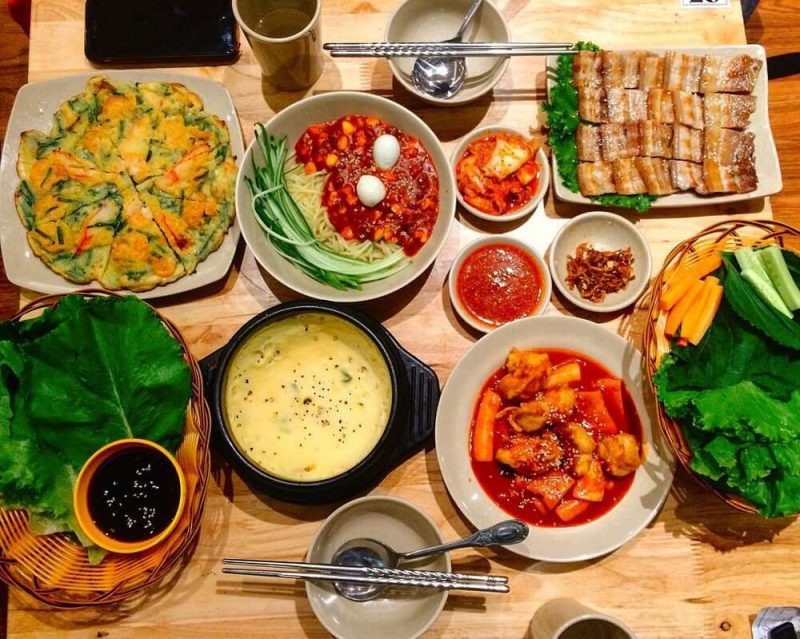 quán ăn Hàn Quốc Sài Gòn