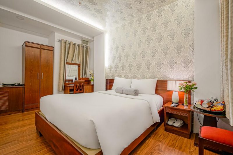 Phòng ngủKhách Sạn 3 Sao Sài Gòn Quận 1
